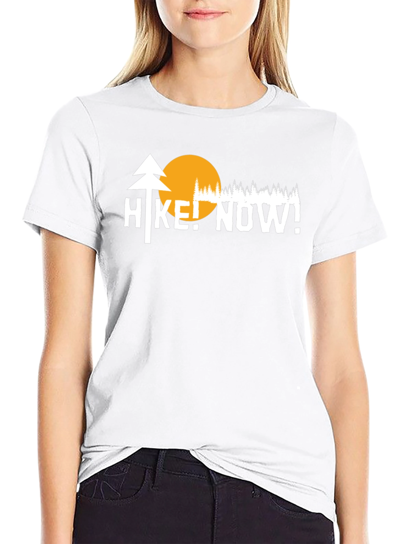 Hike Now! Graphic Tee - Adventure Awaits!