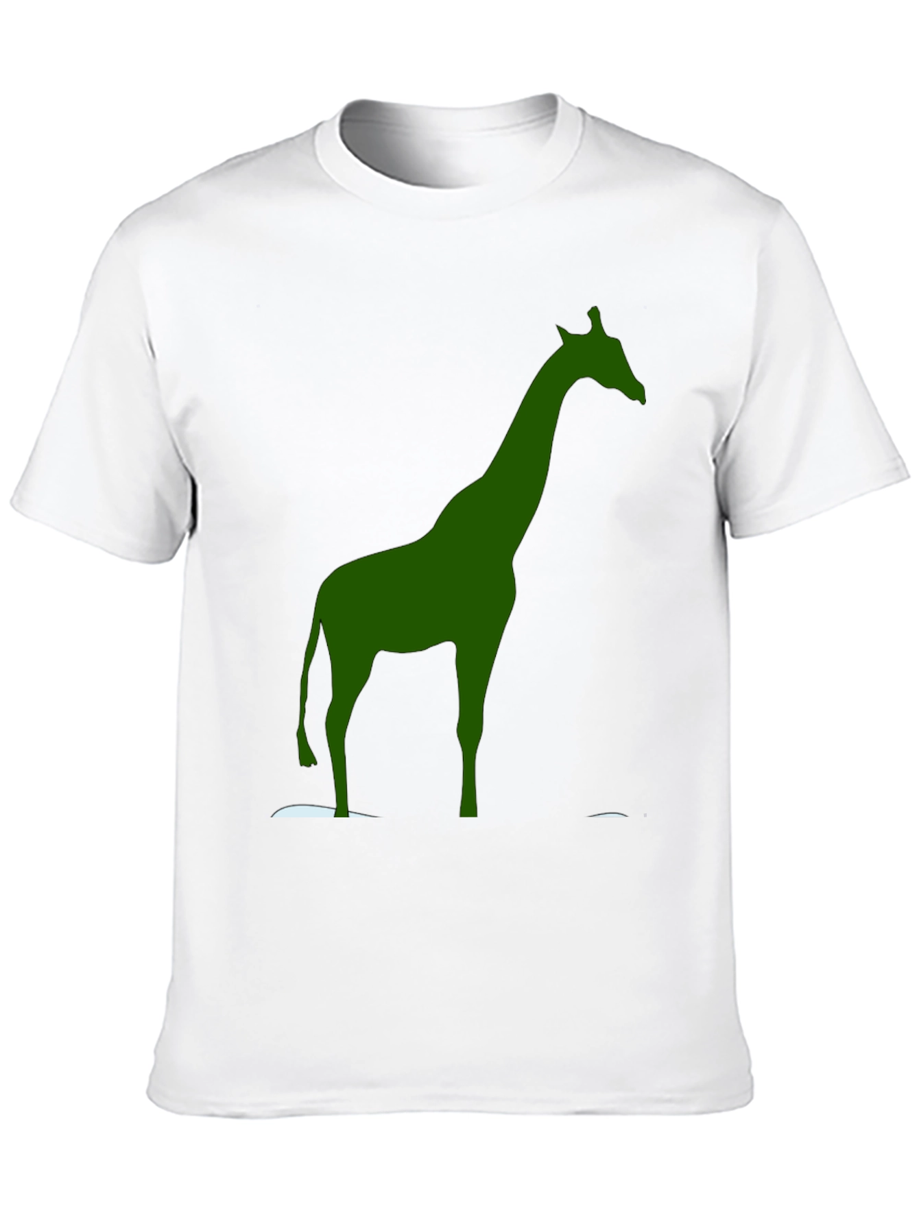 Giraffe Graphic Tee - Stylish Mens Black T-Shirt