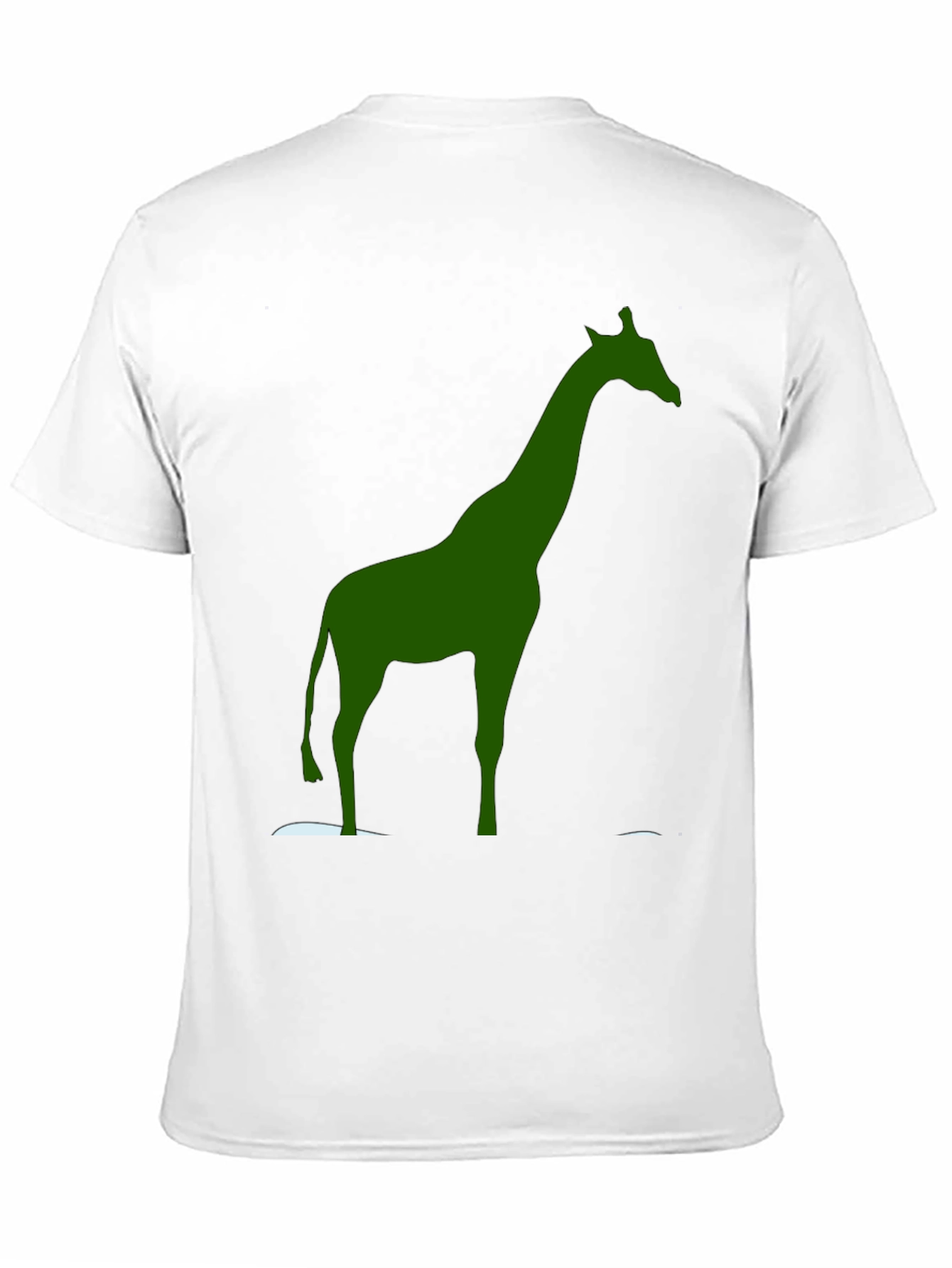 Giraffe Graphic Tee - Stylish Mens Black T-Shirt