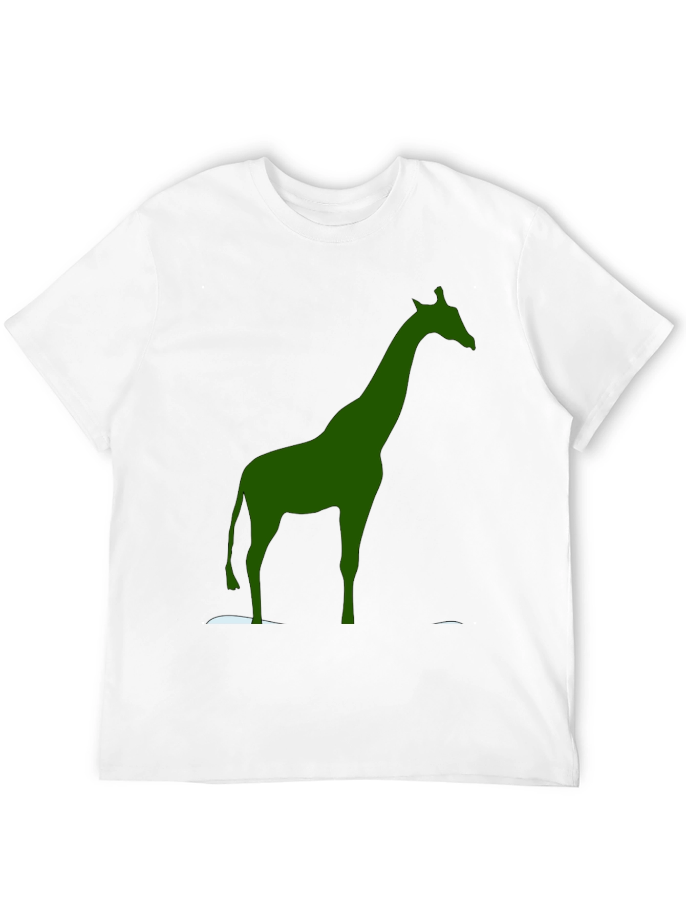 Giraffe Graphic Tee - Stylish Mens Black T-Shirt