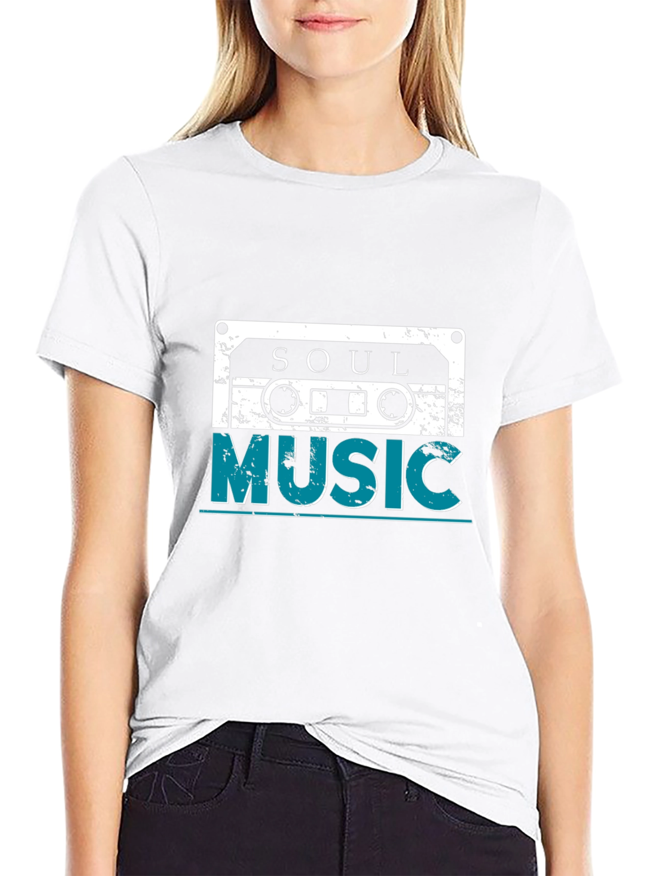 Retro Soul Music Cassette Graphic T-Shirt