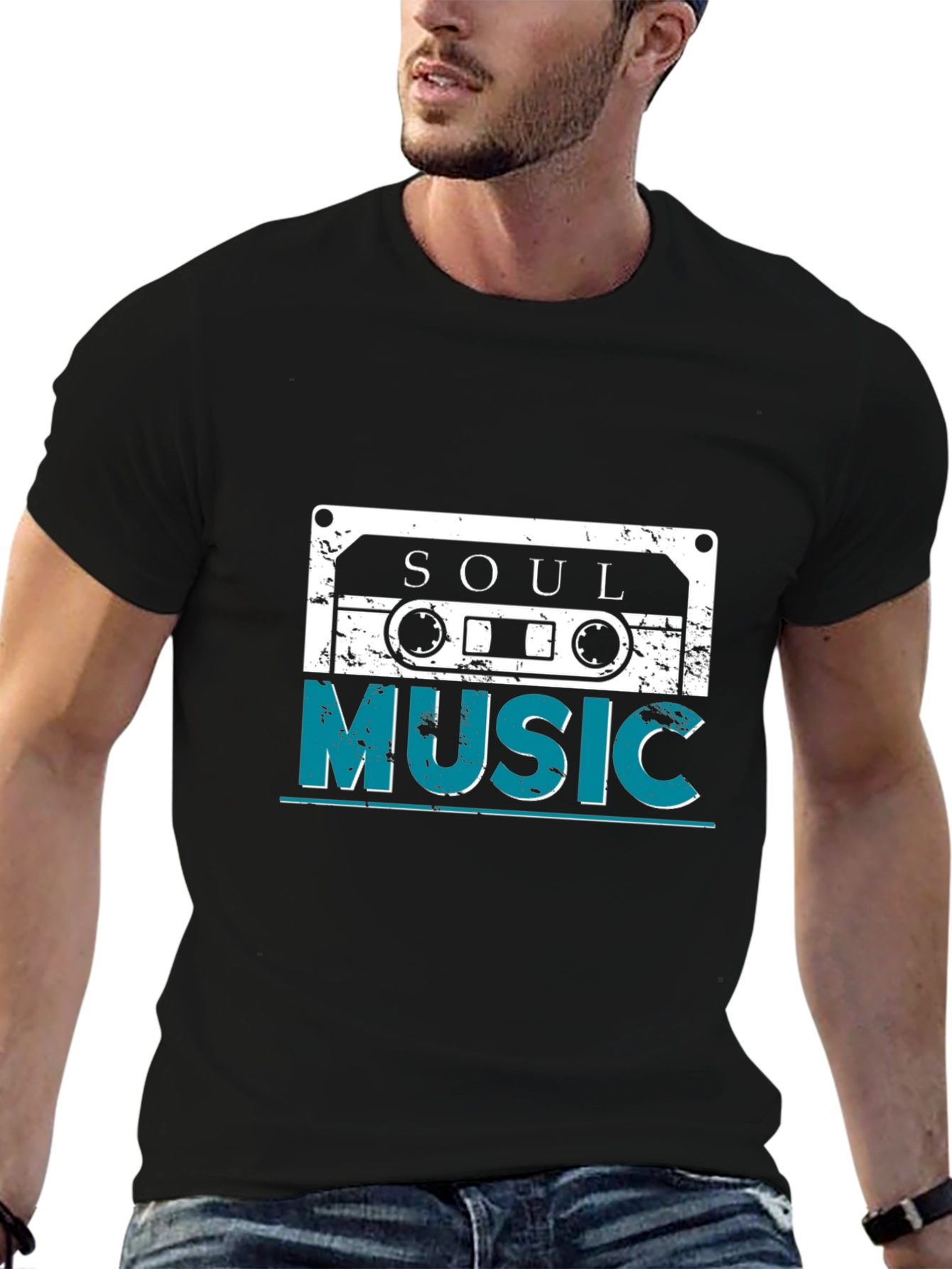 Retro Soul Music Cassette Graphic T-Shirt