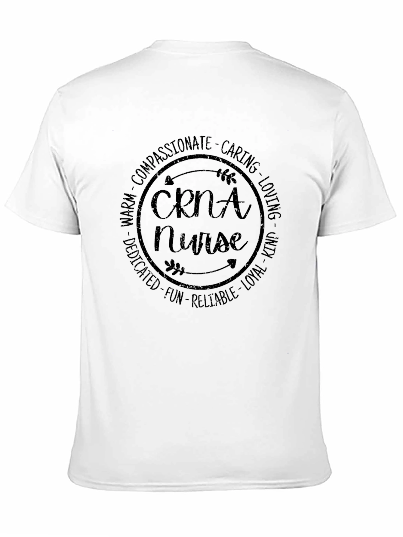 CNRA Nurse T-Shirt - Compassionate Caring Loving Kind