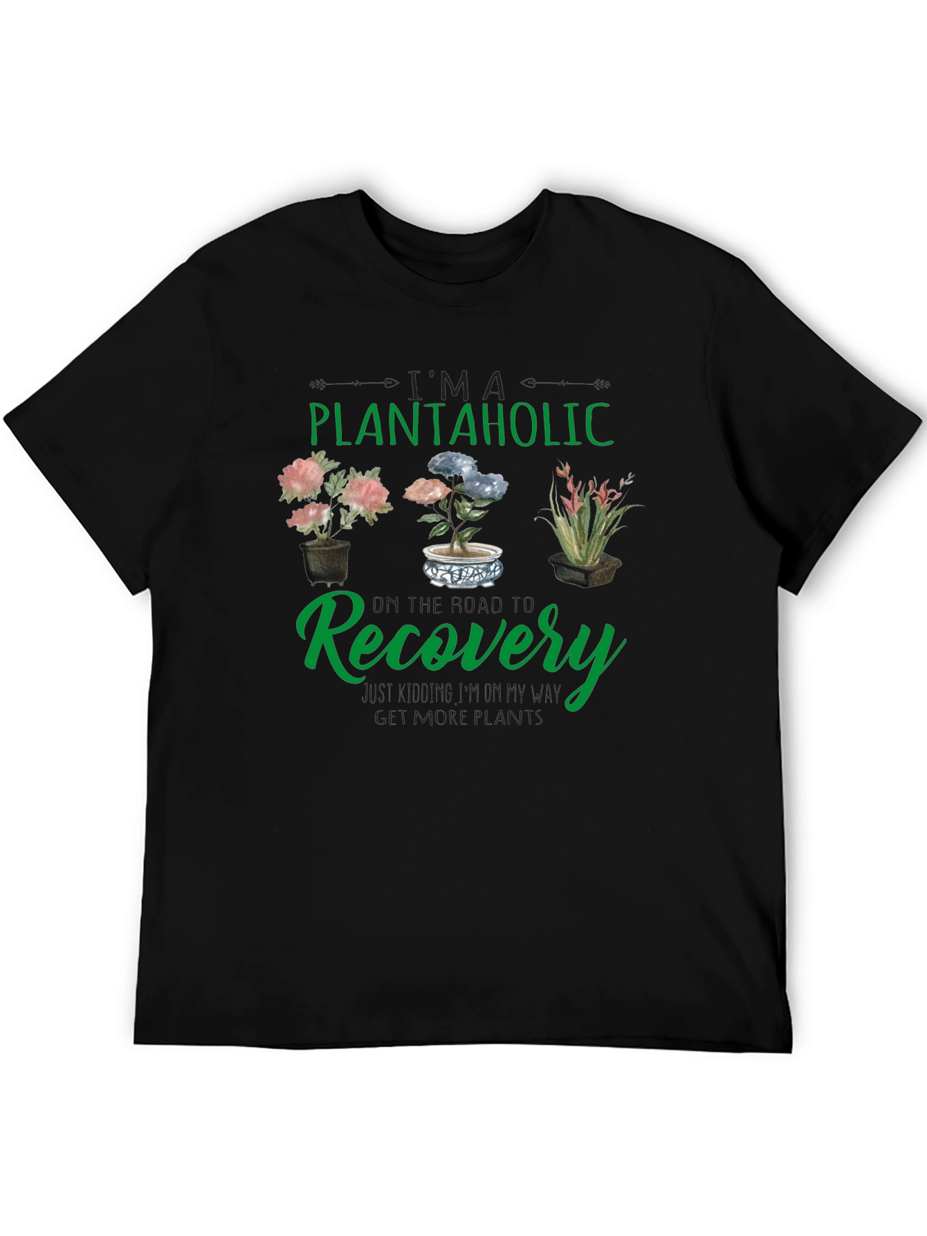 Plantaholic Recovery T-Shirt - Gardening Humor Tee