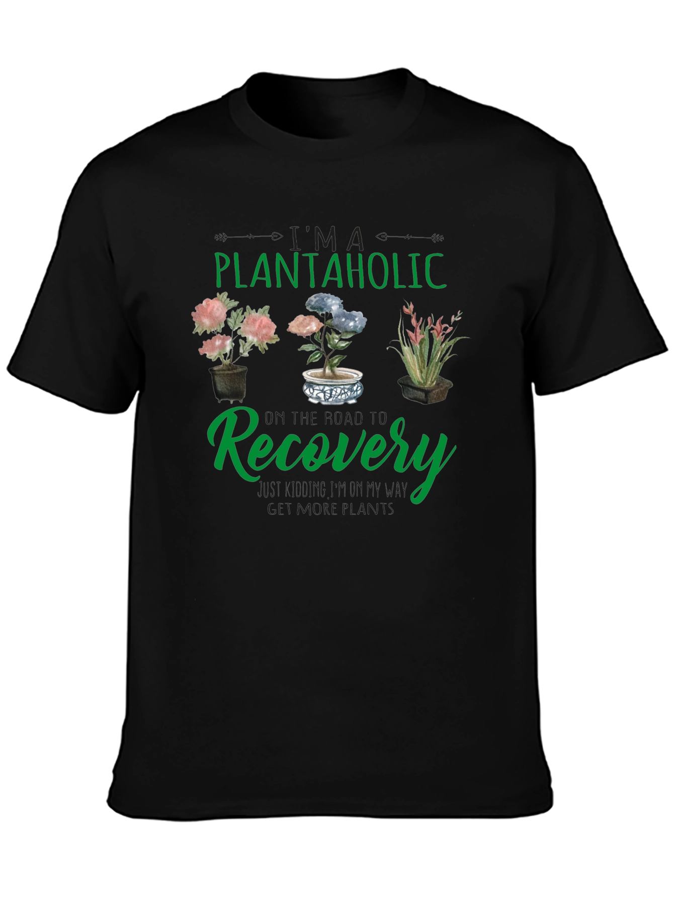 Plantaholic Recovery T-Shirt - Gardening Humor Tee