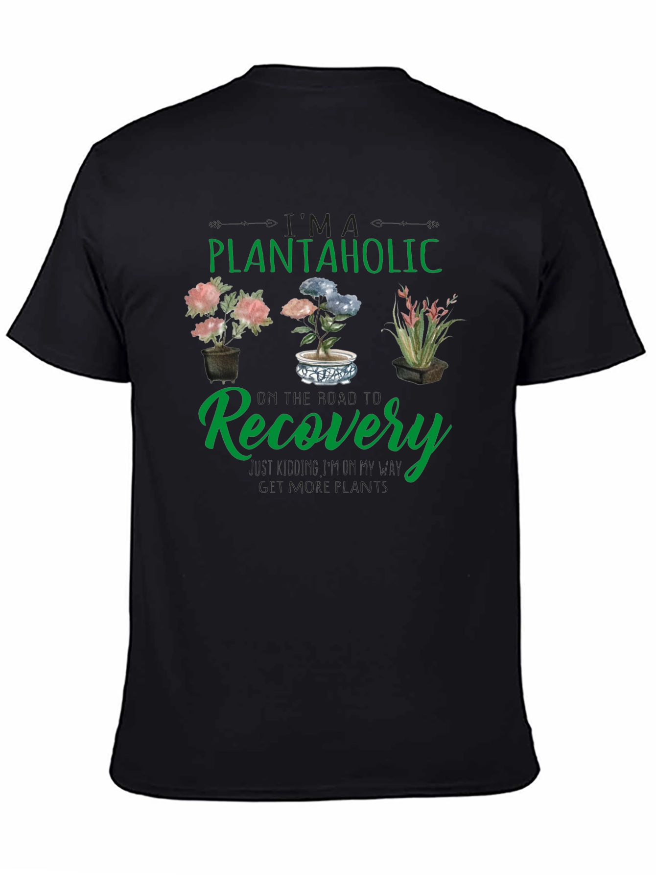 Plantaholic Recovery T-Shirt - Gardening Humor Tee