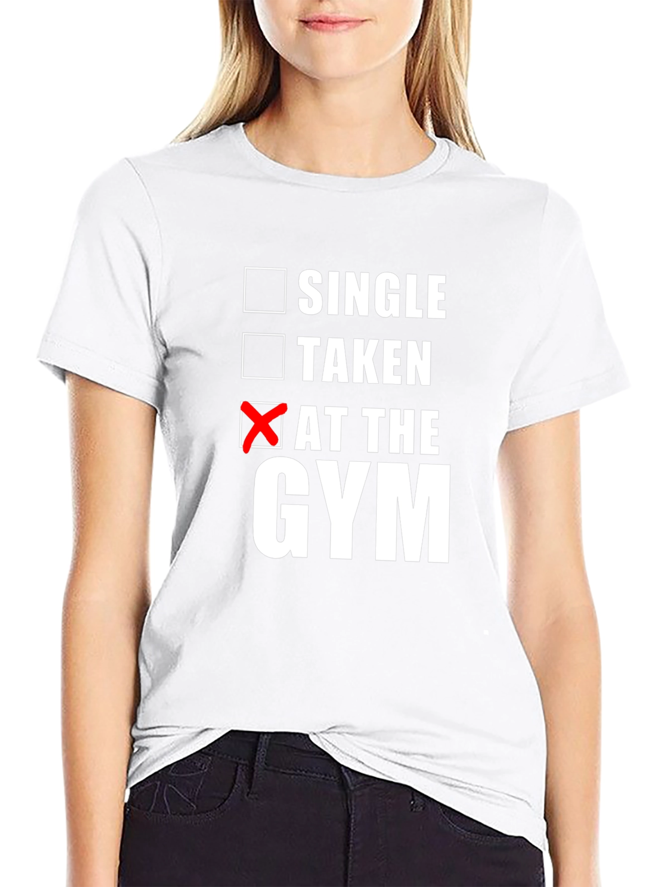 At The Gym T-Shirt: Single Taken Workout Tee