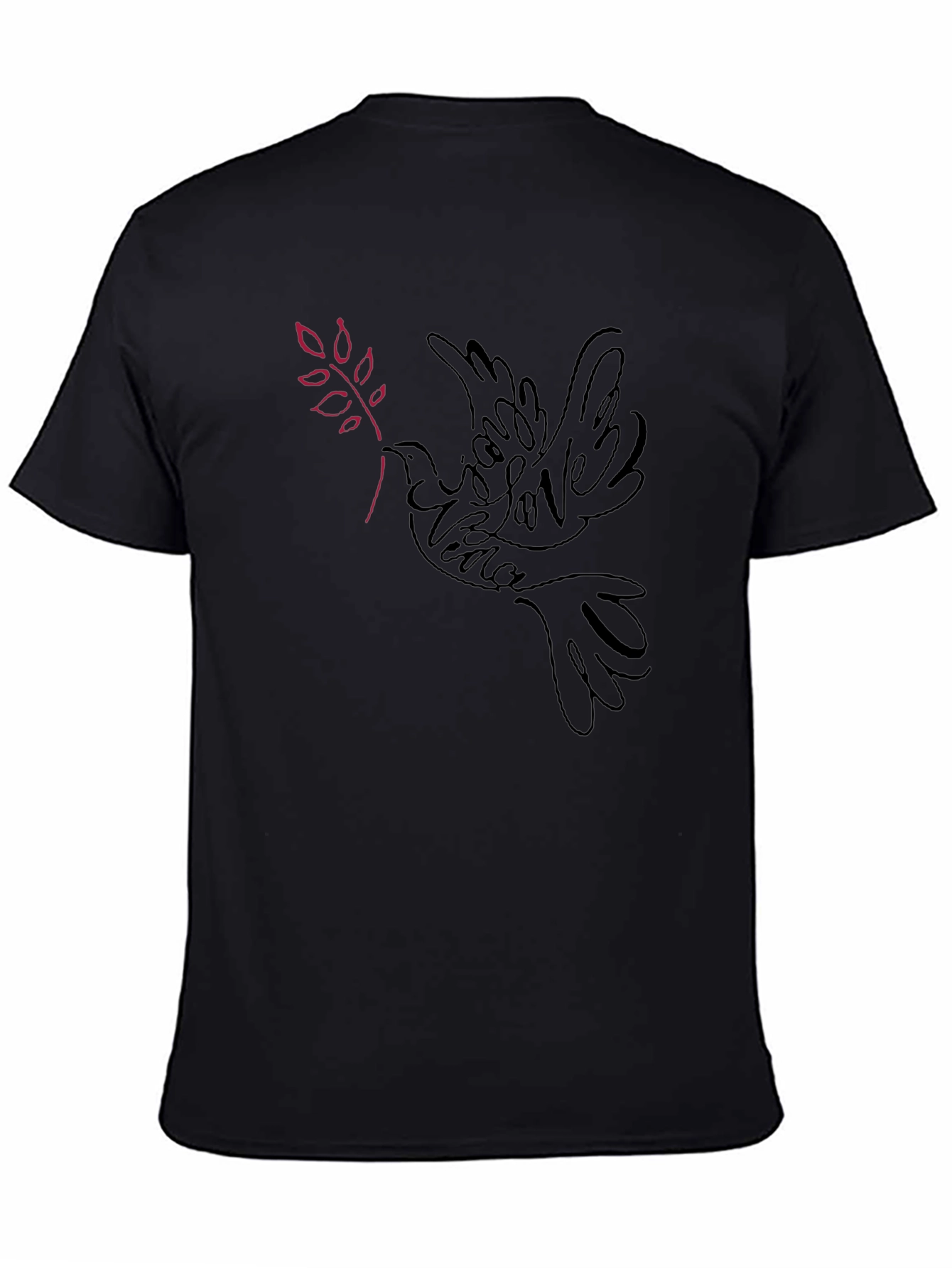 Dove Peace Love Graphic T-Shirt