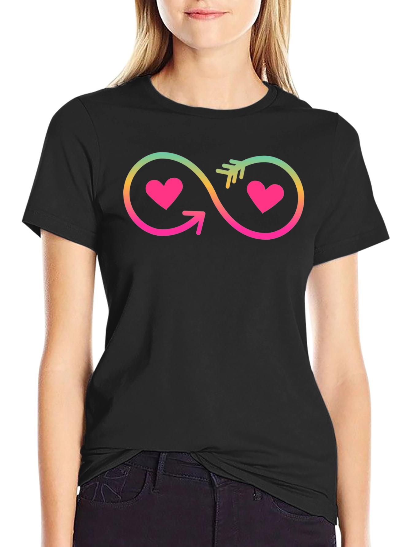 Infinity Love Arrow Graphic Tee