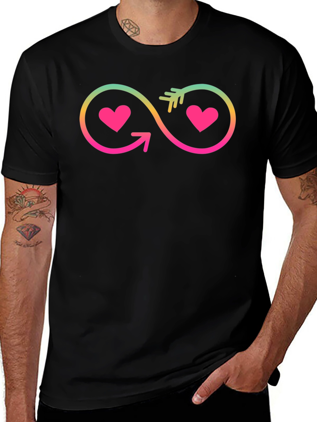 Infinity Love Arrow Graphic Tee