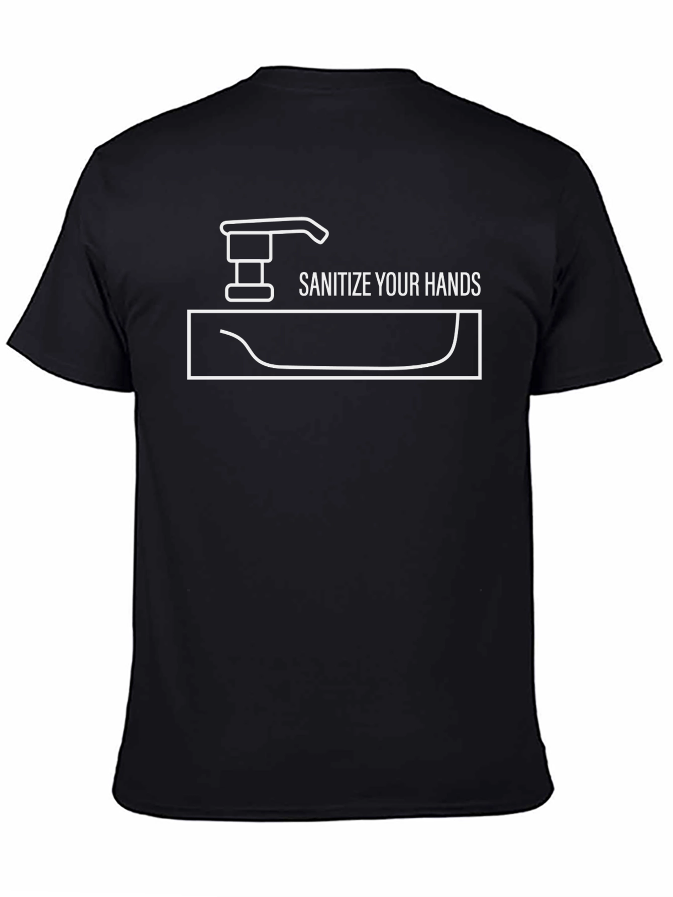 Sanitize Your Hands Graphic Tee - Wash Your Hands