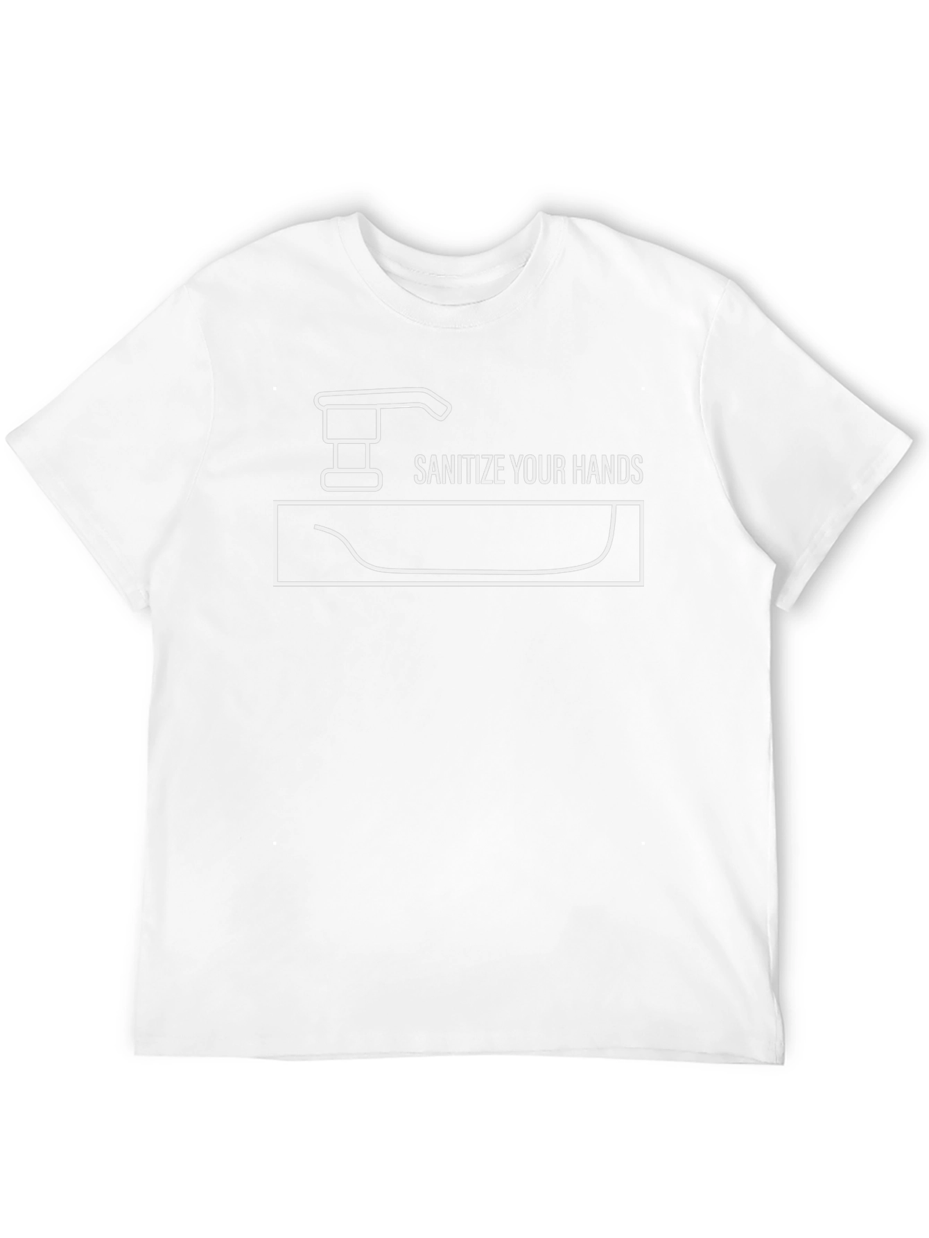 Sanitize Your Hands Graphic Tee - Wash Your Hands