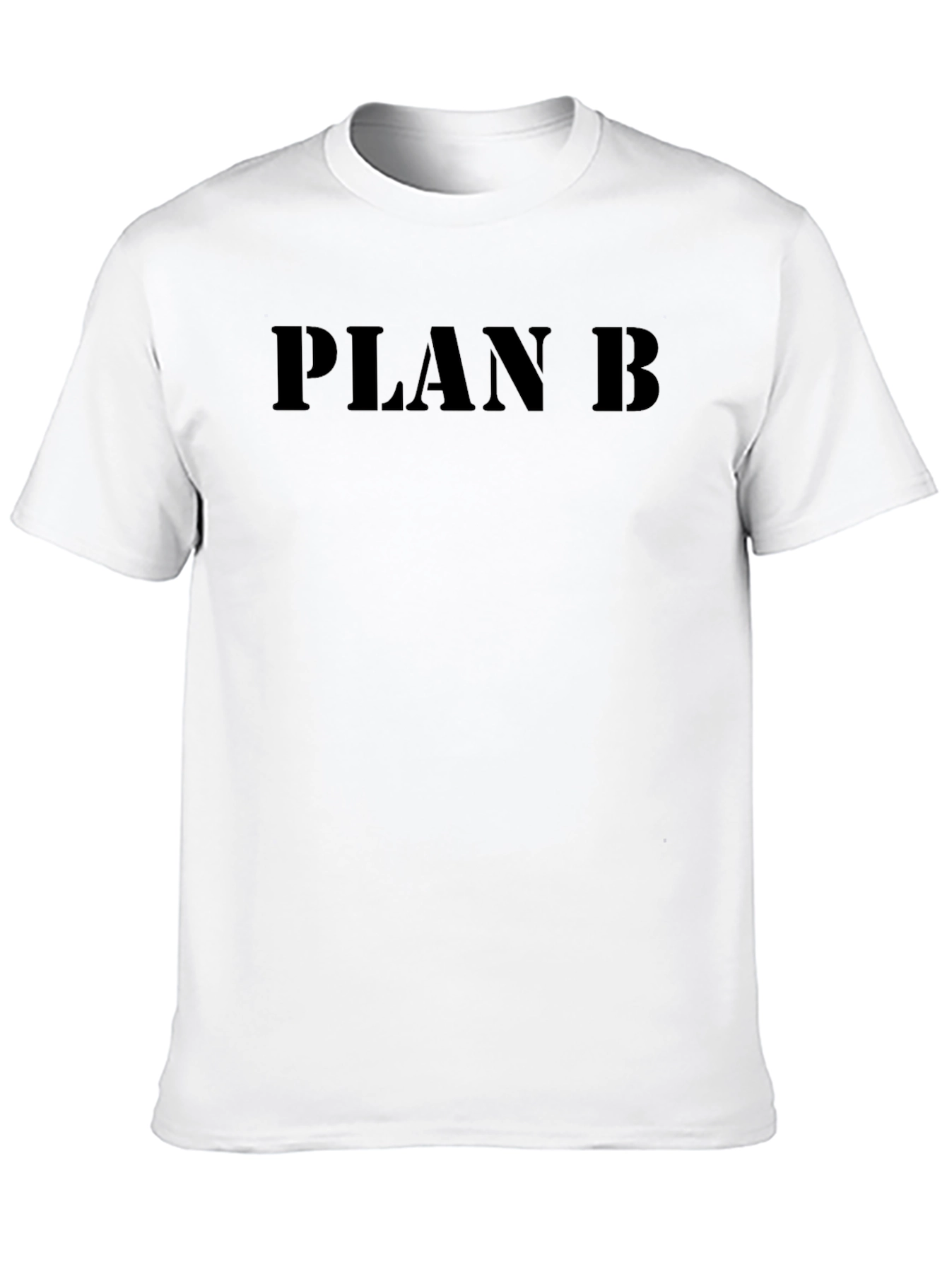 Plan B Black T-Shirt - Bold Statement Tee