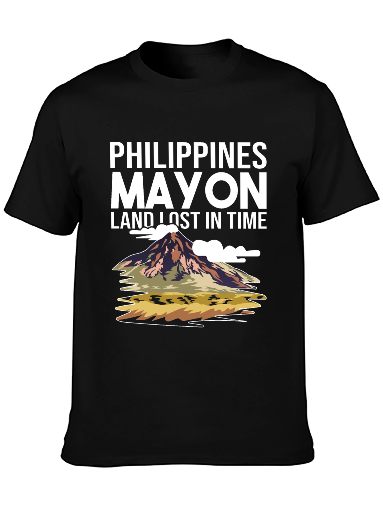 Philippines Mayon Volcano Graphic T-Shirt