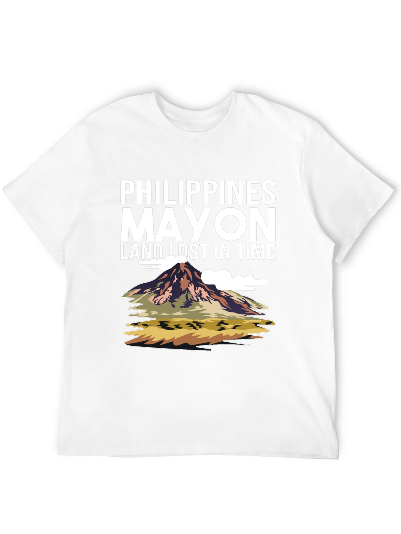 Philippines Mayon Volcano Graphic T-Shirt