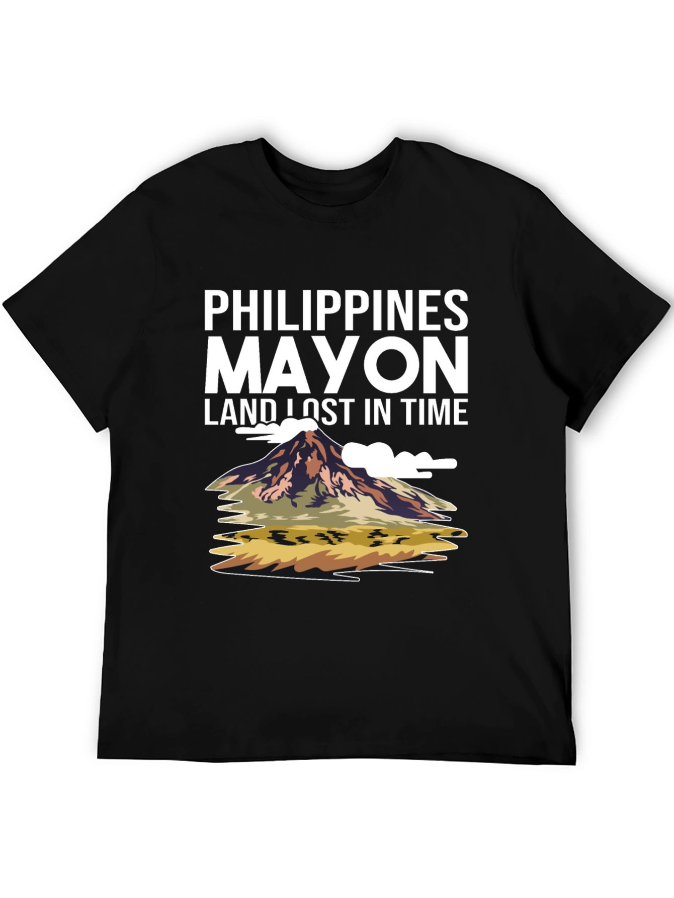 Philippines Mayon Volcano Graphic T-Shirt