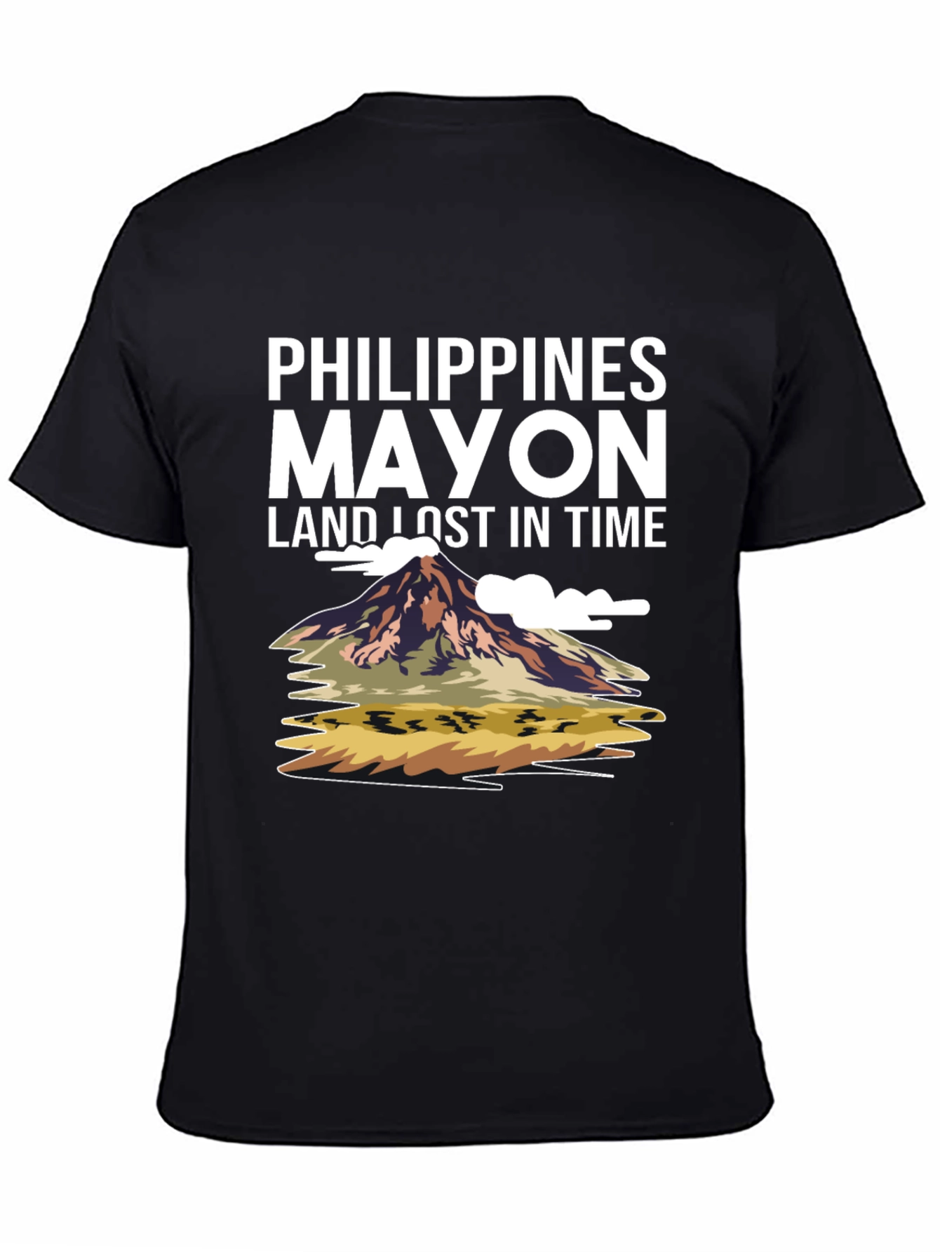 Philippines Mayon Volcano Graphic T-Shirt