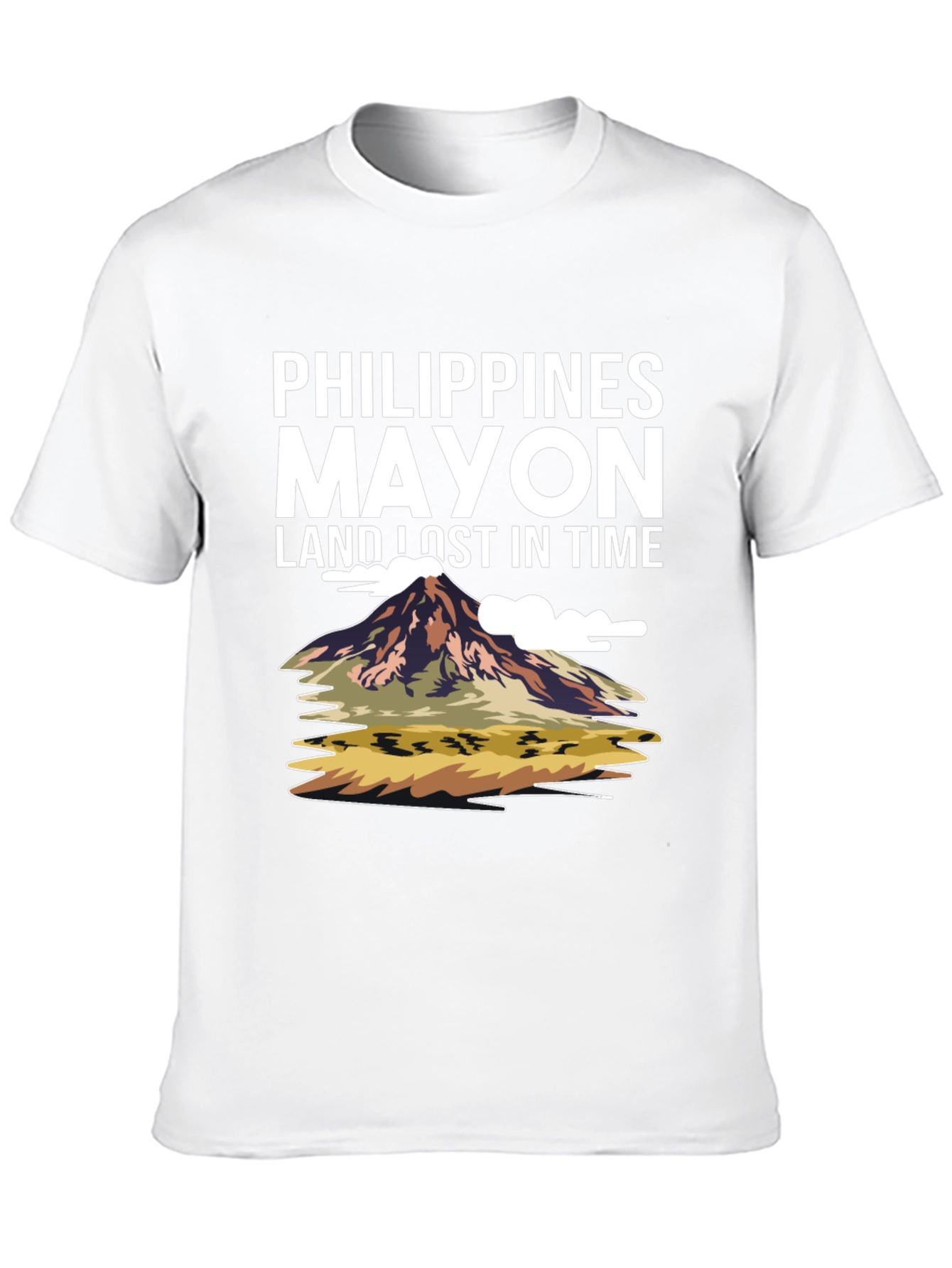 Philippines Mayon Volcano Graphic T-Shirt
