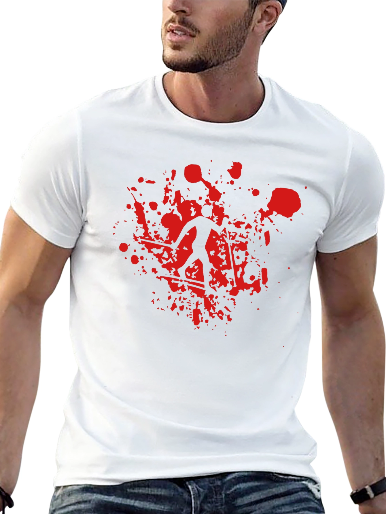 Bloody Skiier Graphic T-Shirt - Unique Design