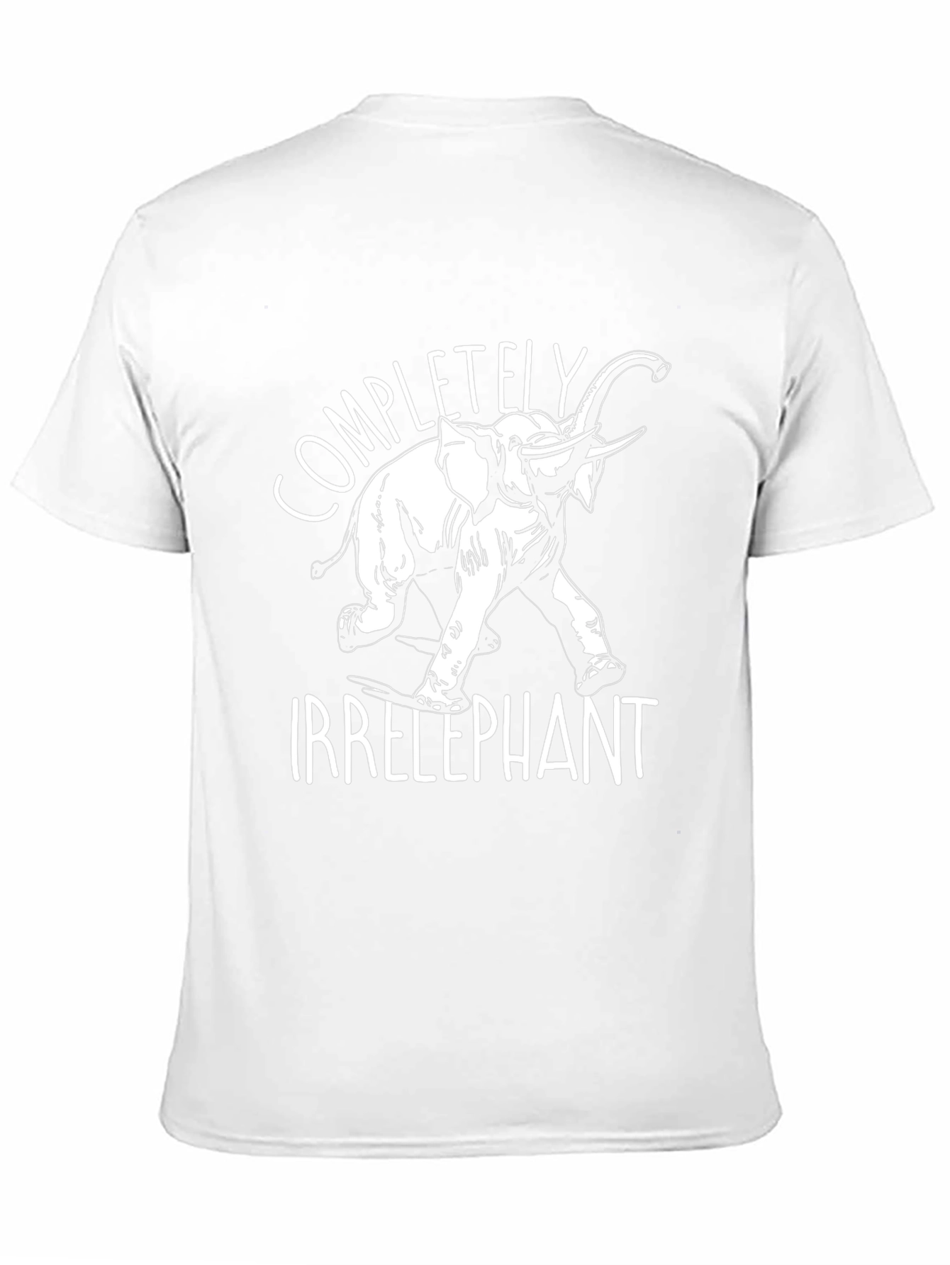Irrelephant Graphic Tee - Black Cotton T-Shirt