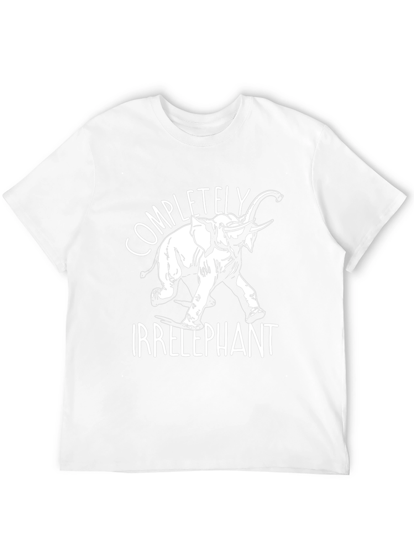 Irrelephant Graphic Tee - Black Cotton T-Shirt