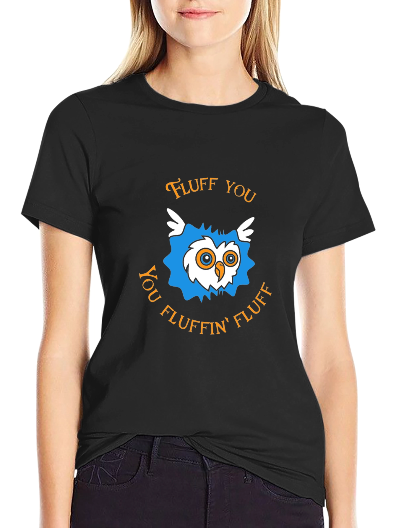 Fluff You Owl T-Shirt - Funny Graphic Tee