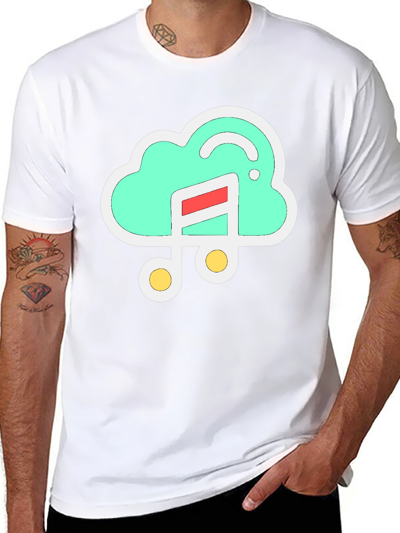 Cloud Music T-Shirt - Stylish & Comfortable