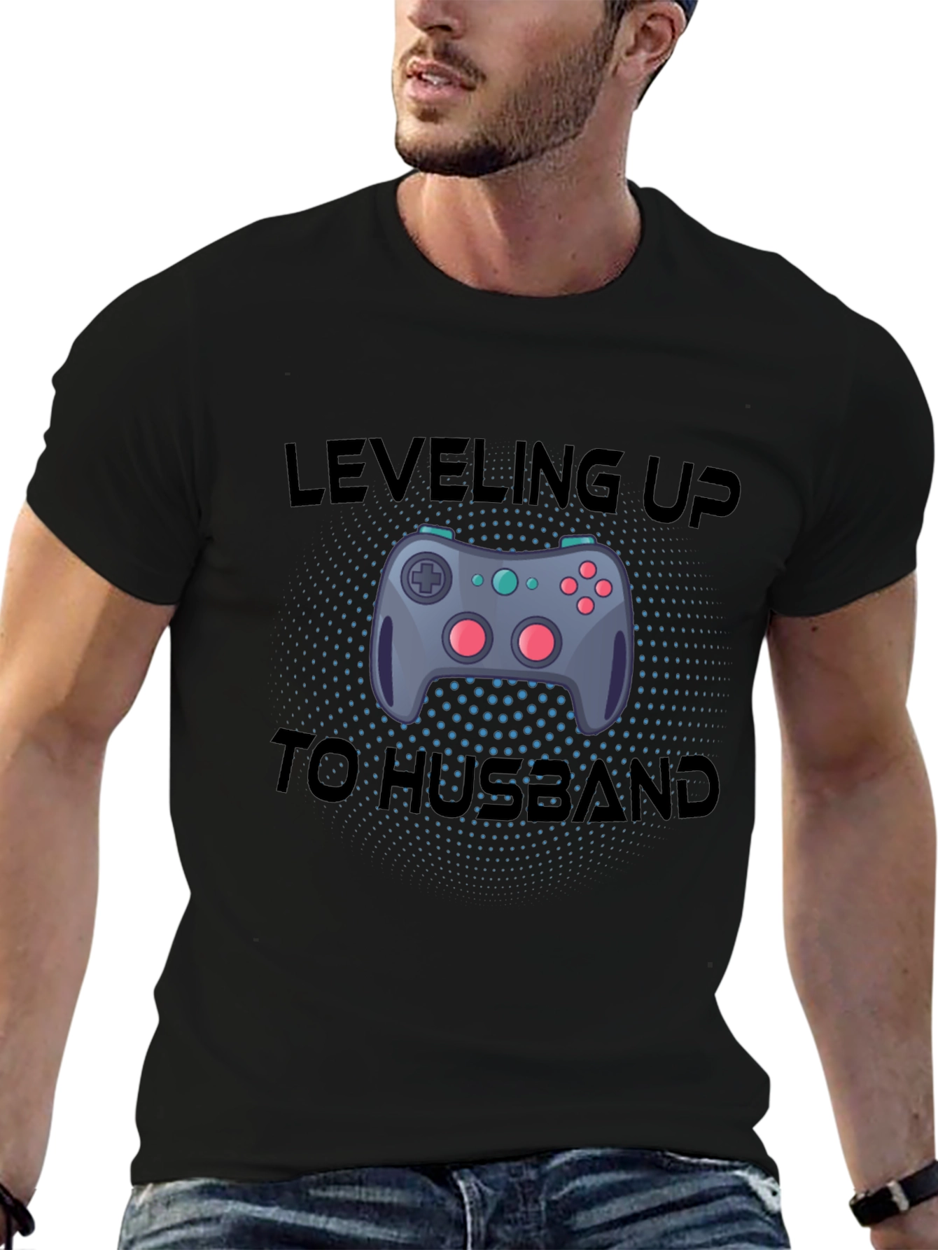 Leveling Up to Husband Gamer T-Shirt