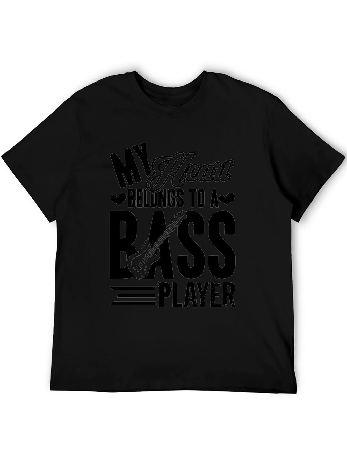 Bass Player T-Shirt - My Heart Belongs To