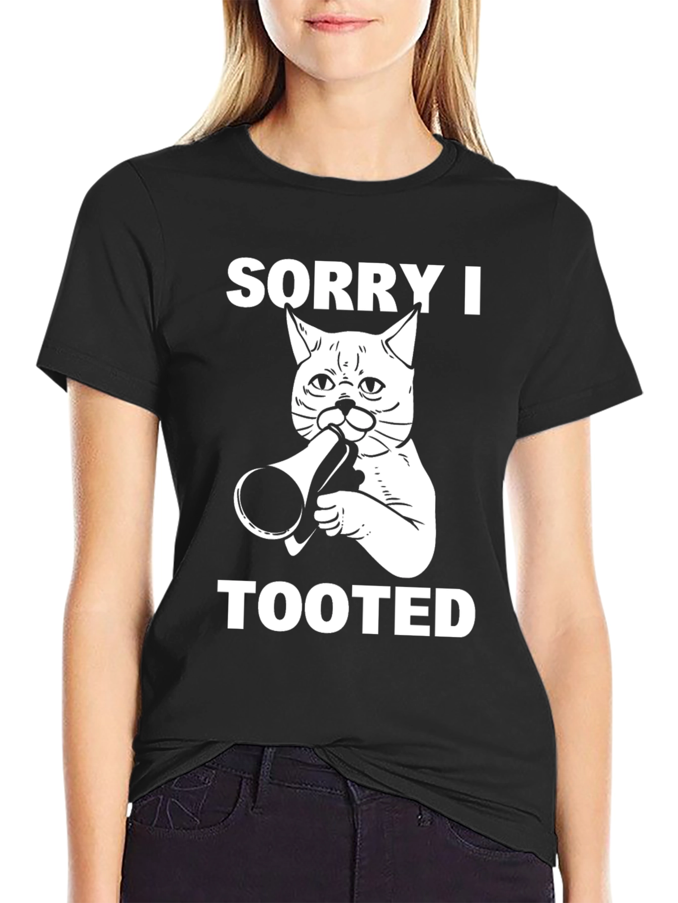Sorry I Tooted Cat Graphic Tee