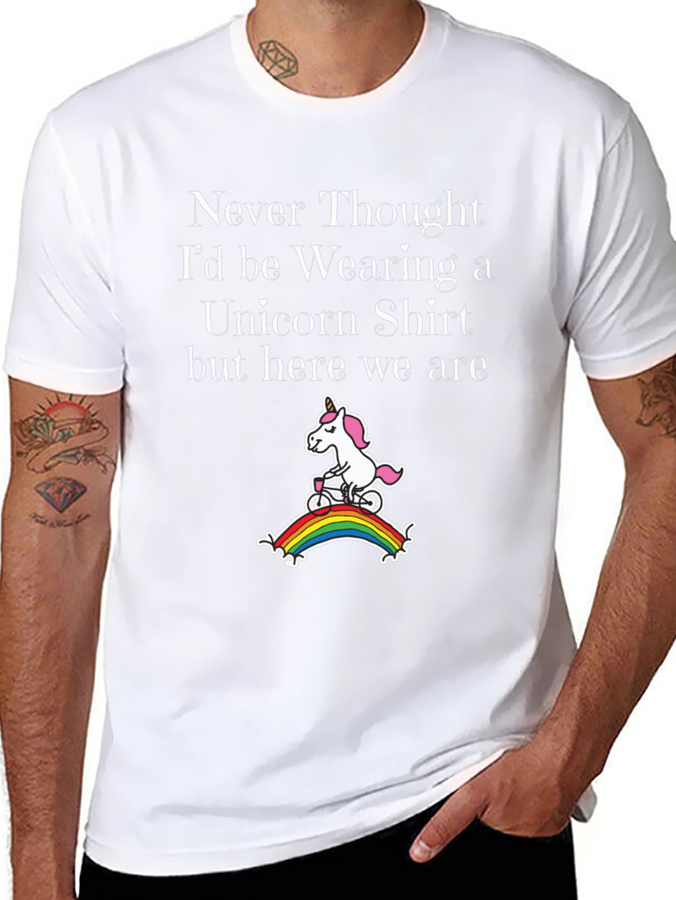 Unicorn Shirt - Funny Rainbow Tee