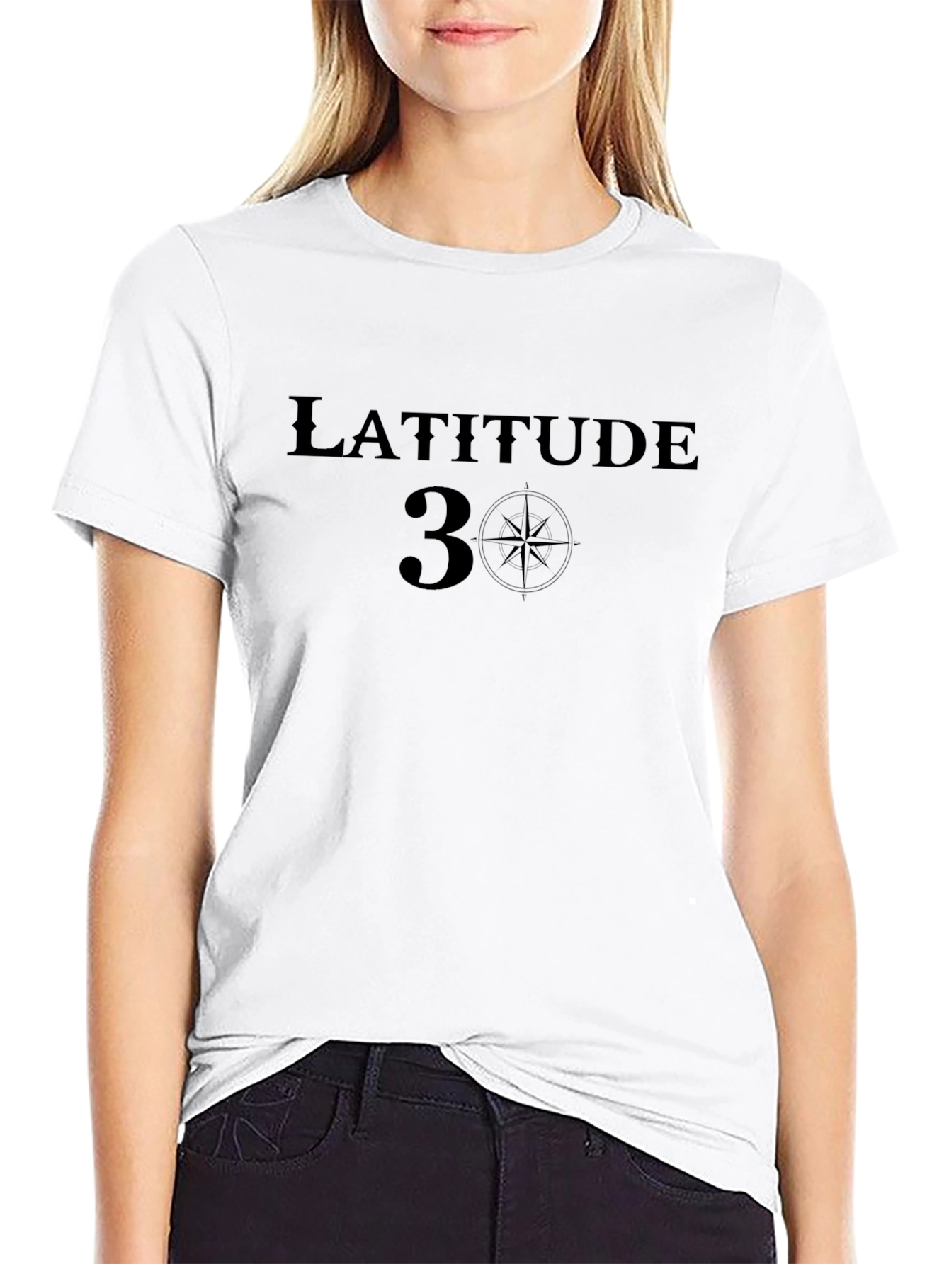 Latitude 30 Compass Graphic T-Shirt