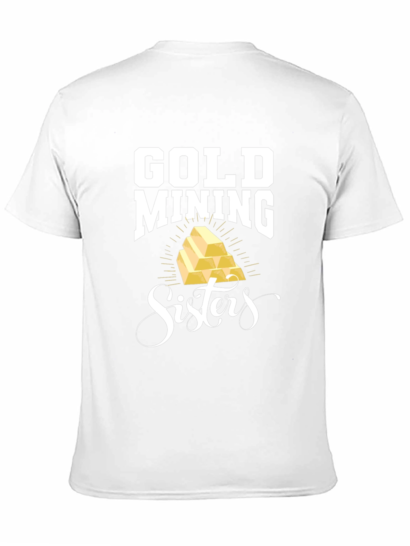 Gold Mining Sisters Black T-Shirt
