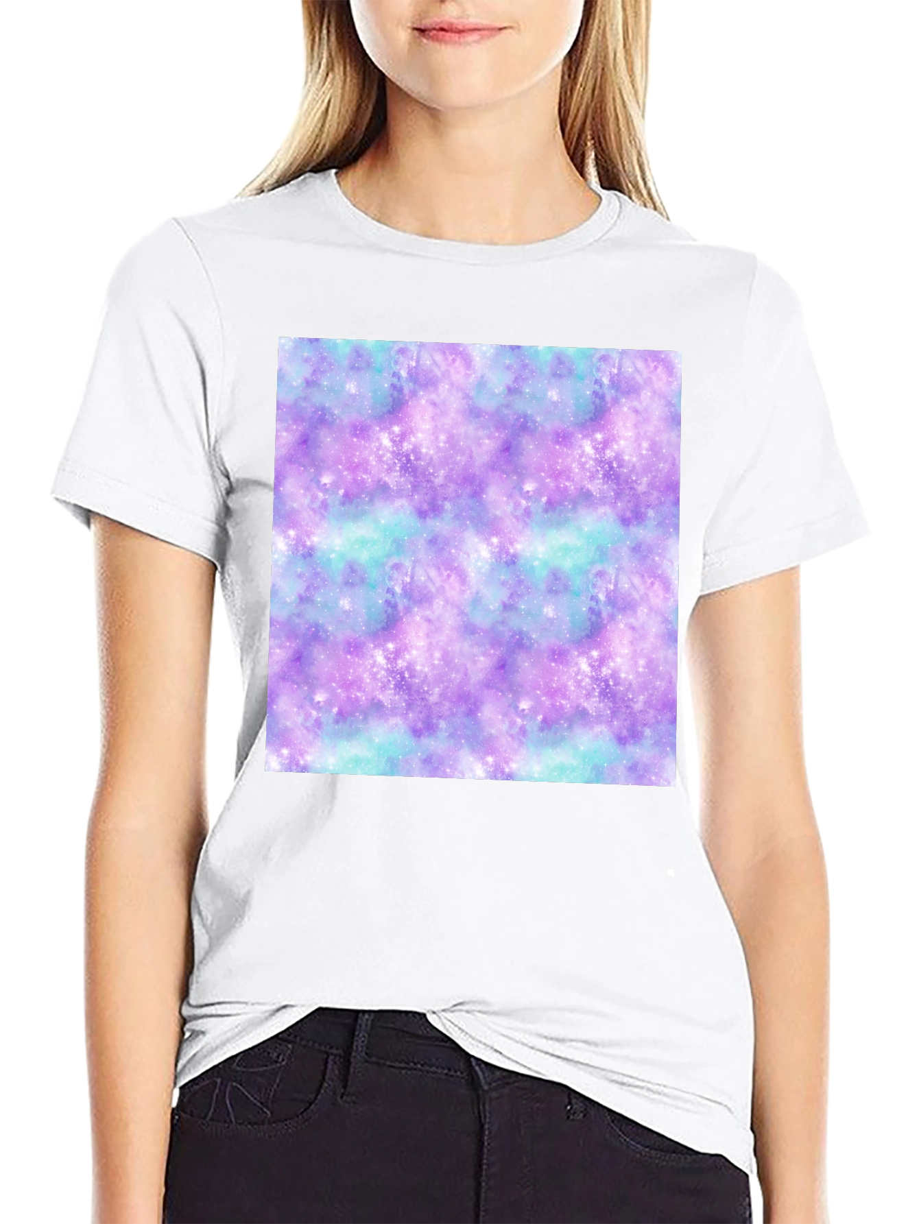Galaxy Print Tee - Stylish & Comfortable