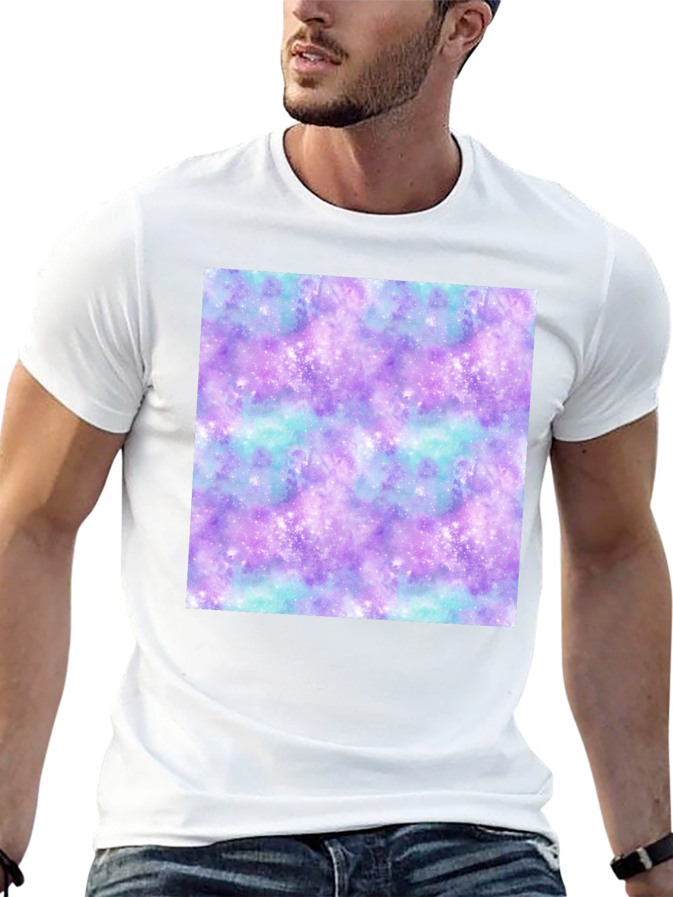 Galaxy Print Tee - Stylish & Comfortable