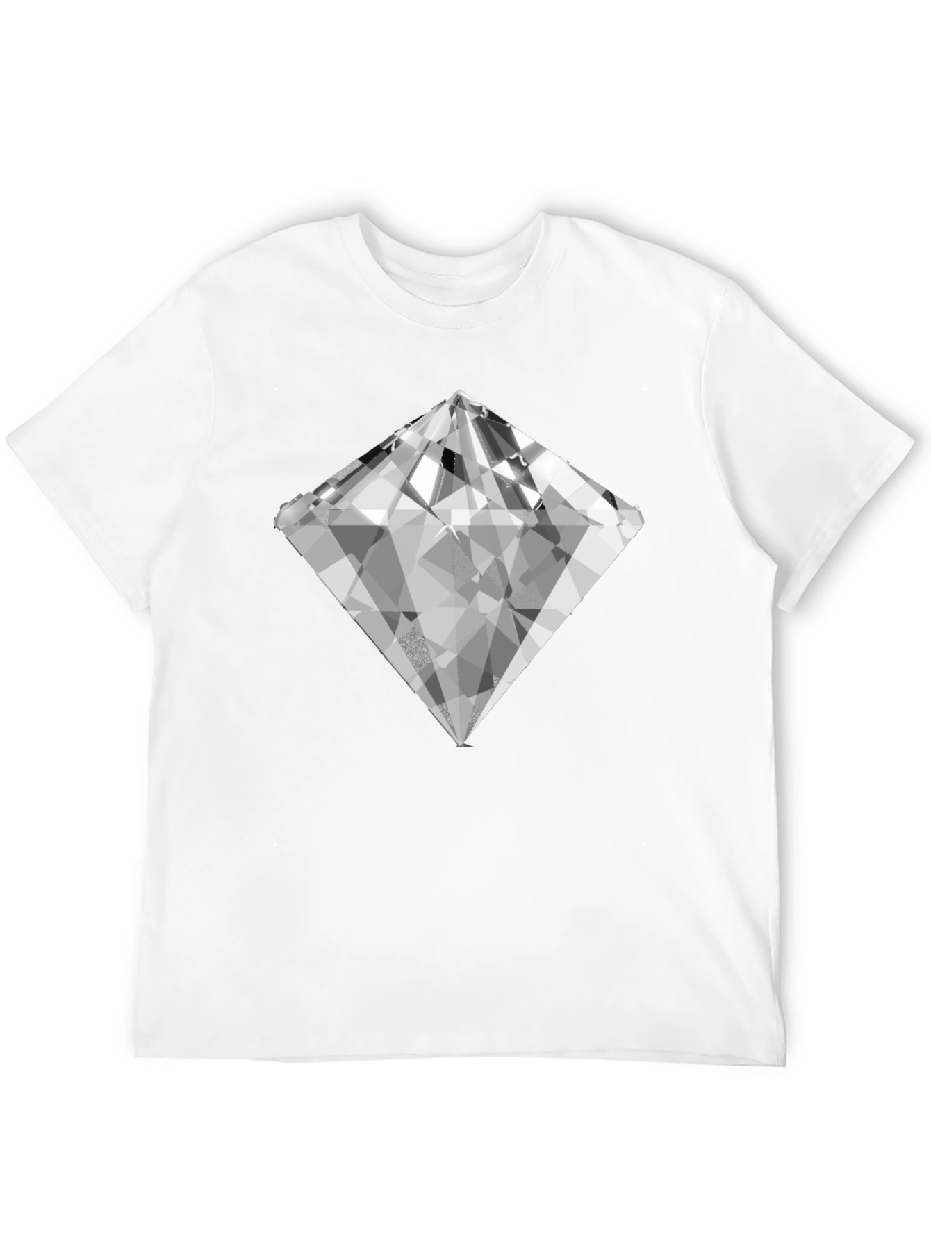 Diamond Graphic Black T-Shirt - Mens