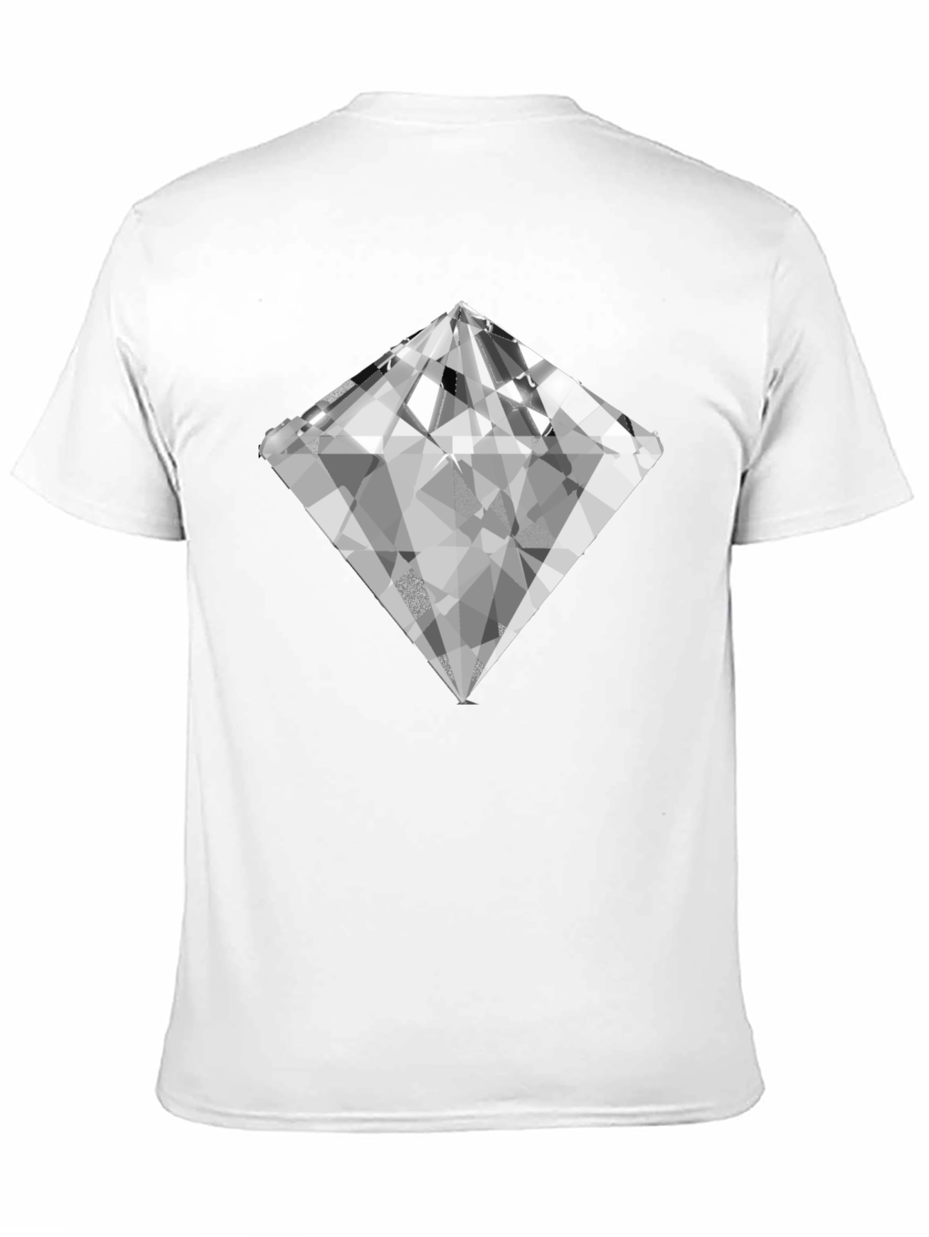 Diamond Graphic Black T-Shirt - Mens