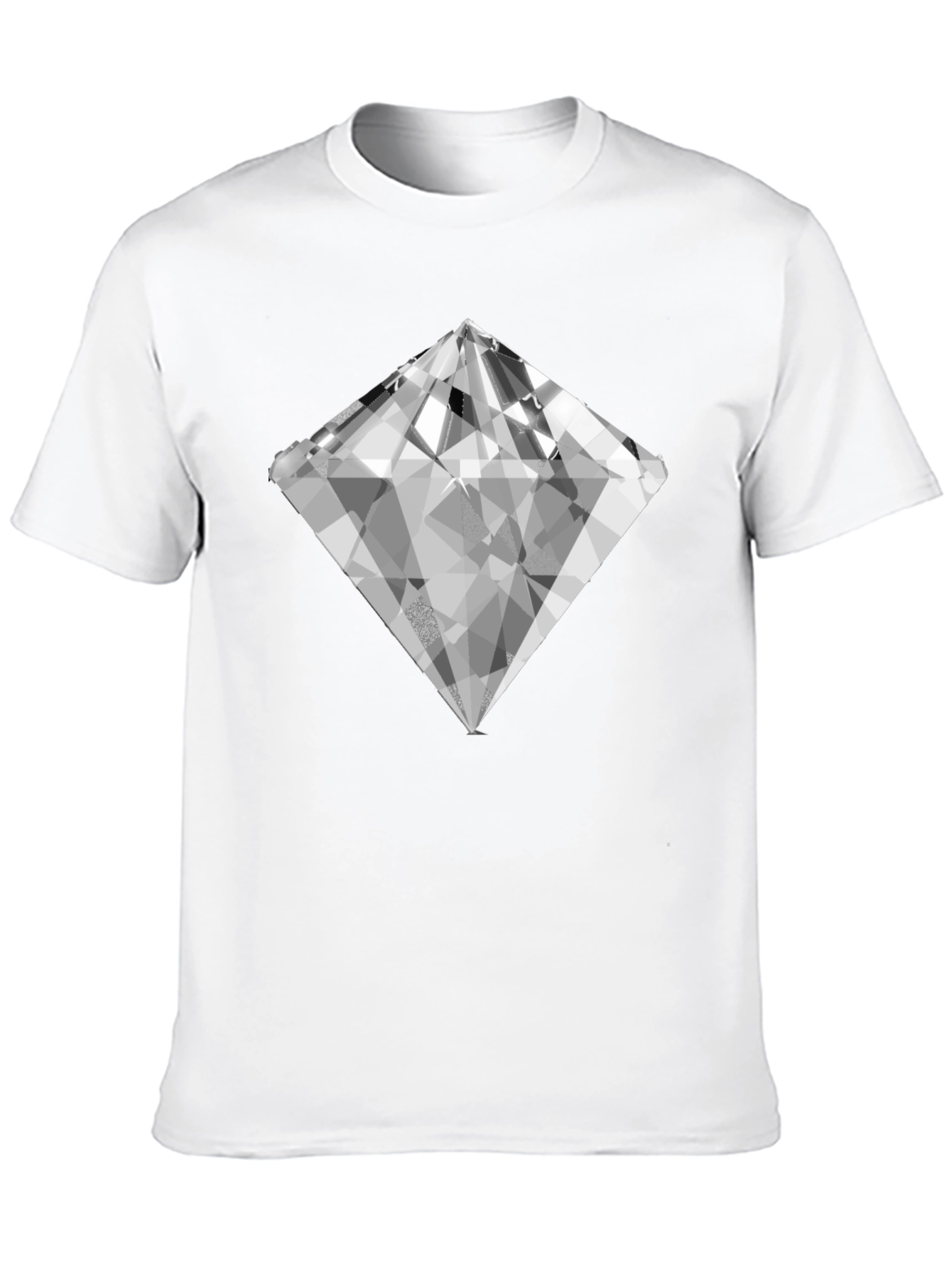 Diamond Graphic Black T-Shirt - Mens