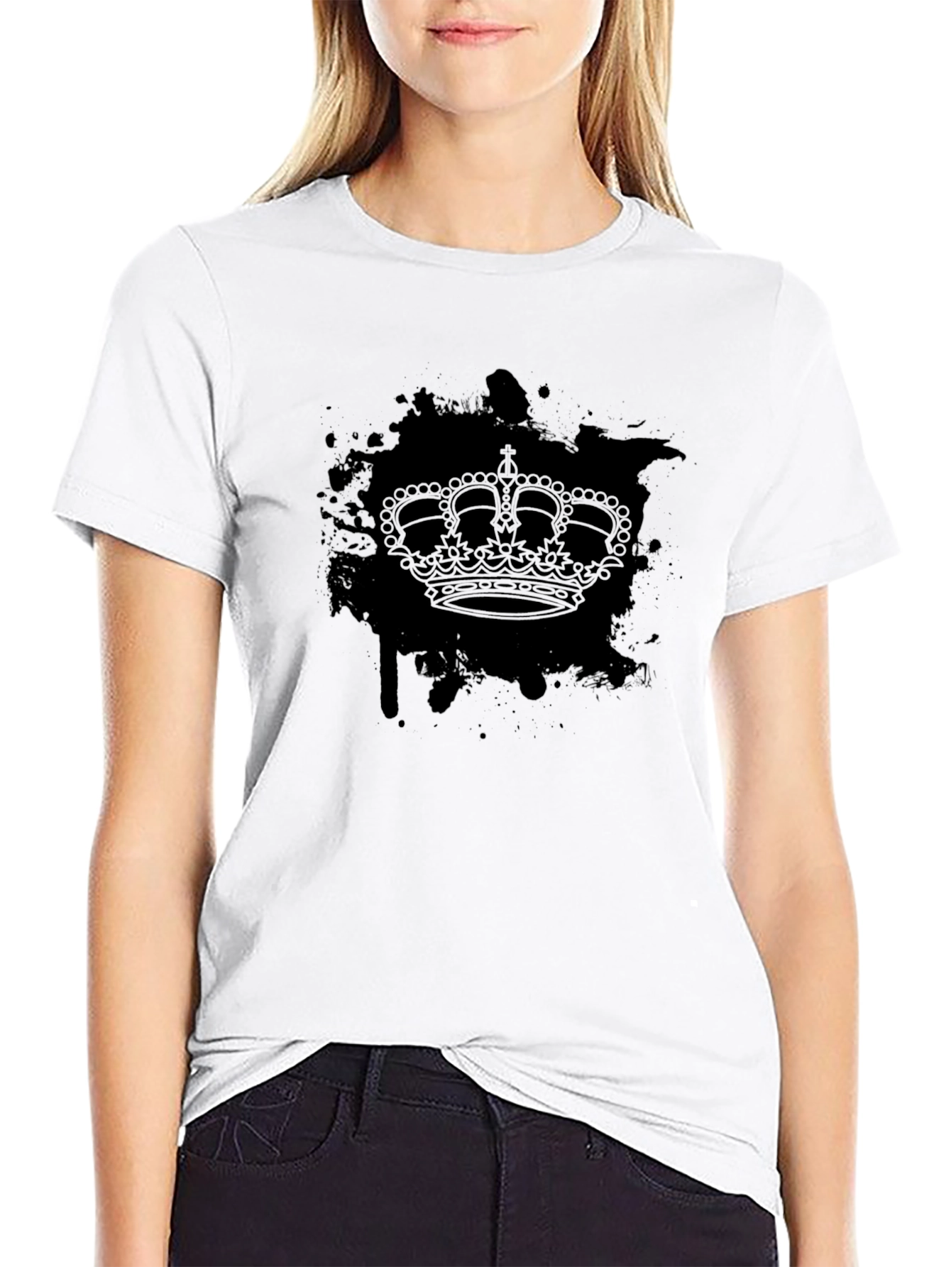 Black Crown Graphic T-Shirt