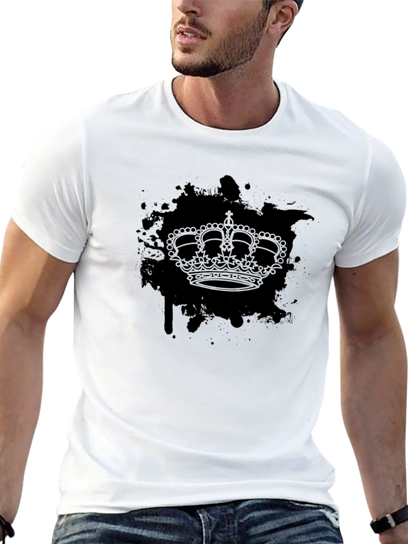 Black Crown Graphic T-Shirt