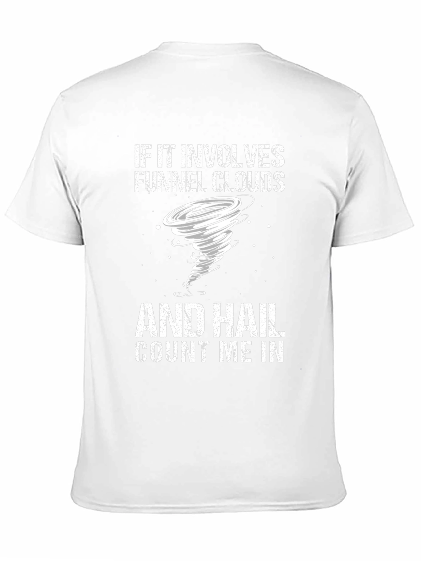 Funnel Cloud and Hail Graphic T-Shirt