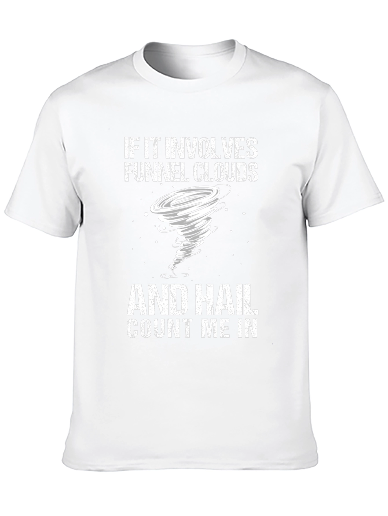 Funnel Cloud and Hail Graphic T-Shirt