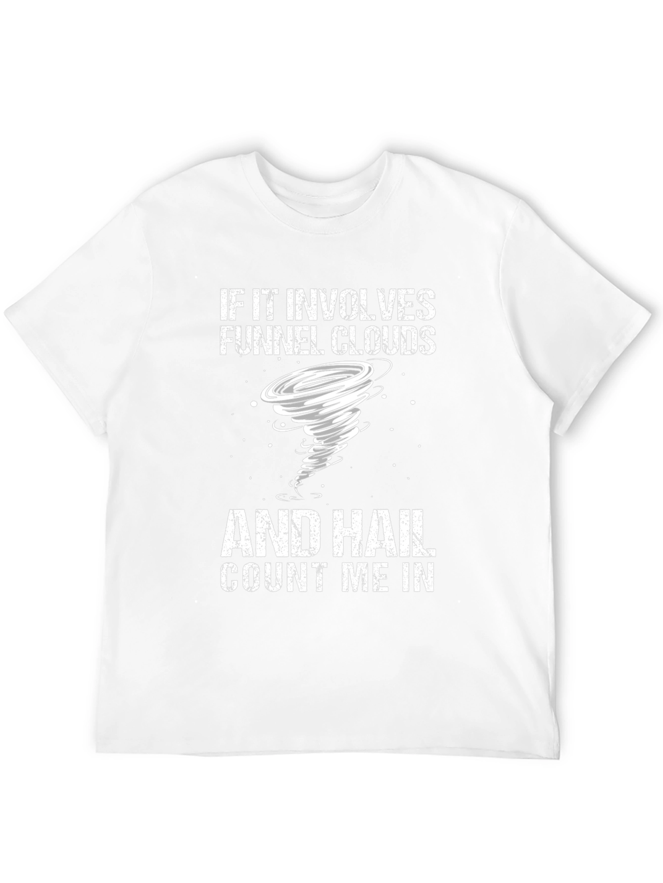Funnel Cloud and Hail Graphic T-Shirt
