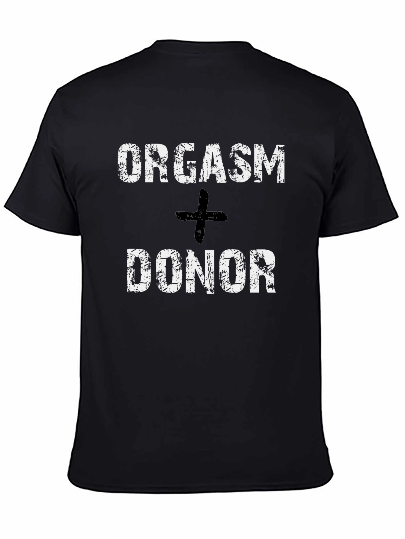 Orgasm Donor Black Graphic Tee