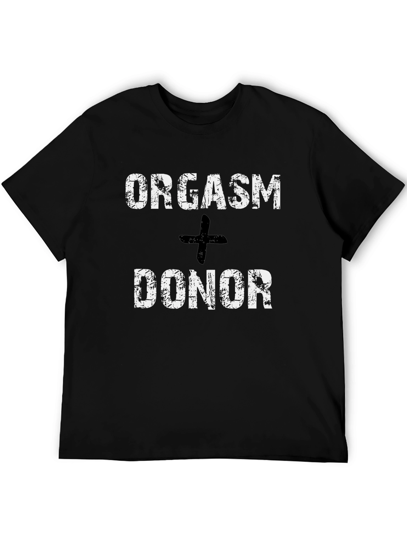 Orgasm Donor Black Graphic Tee