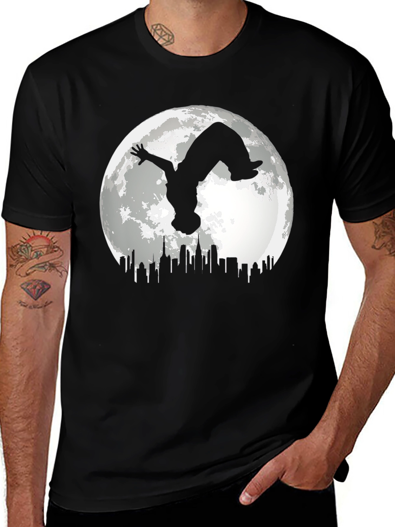 Moon Flip Graphic Tee