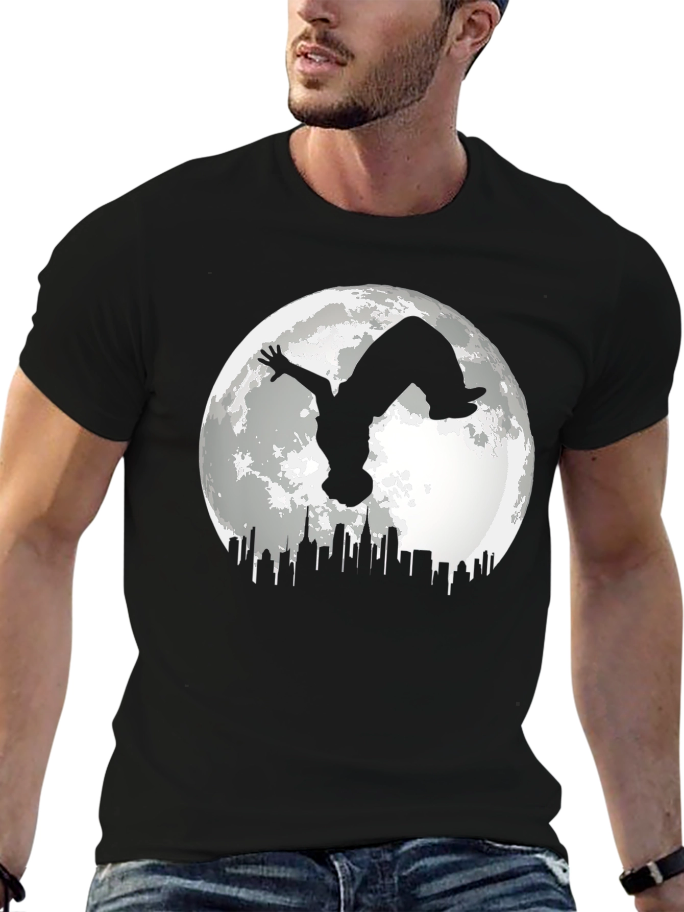 Moon Flip Graphic Tee