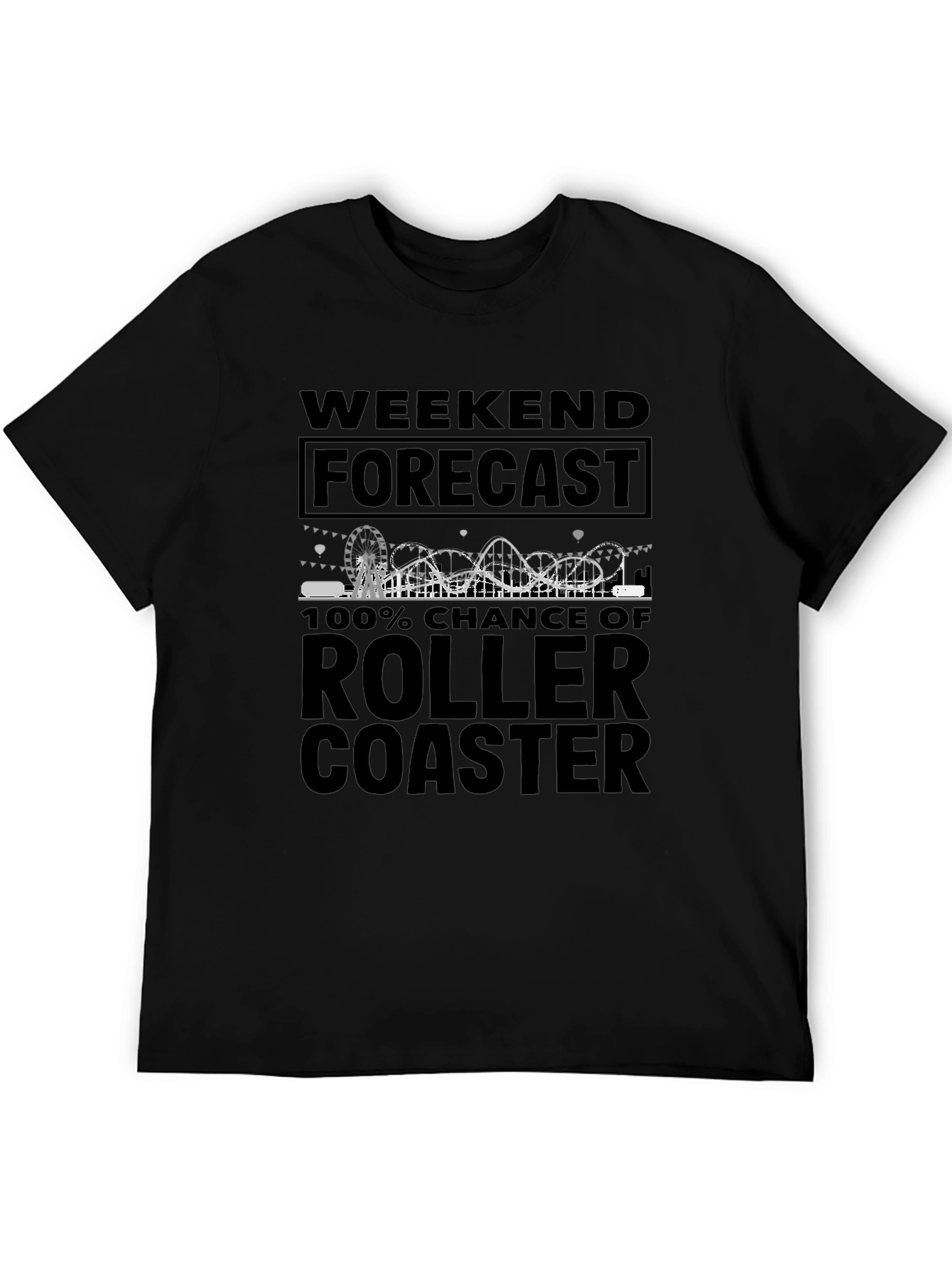 Roller Coaster Weekend Forecast Tee