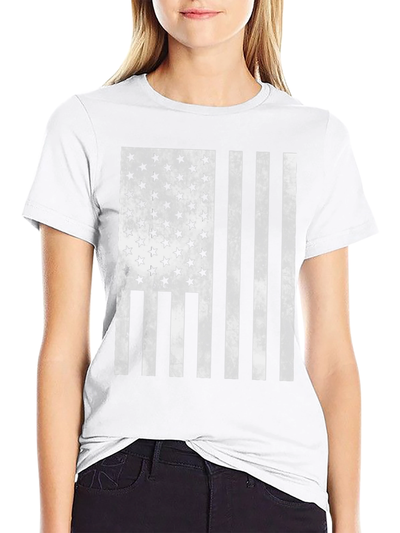 American Flag Graphic Tee