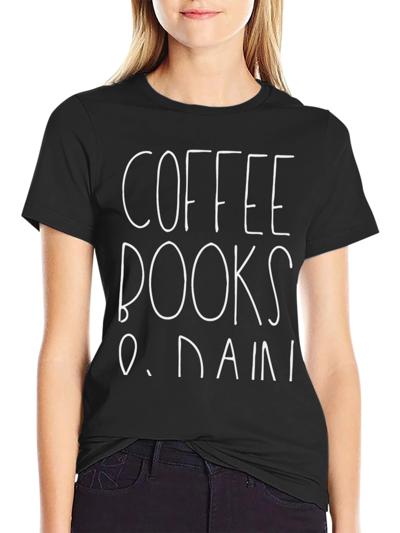 Coffee Books & Rain T-Shirt - Unisex Tee